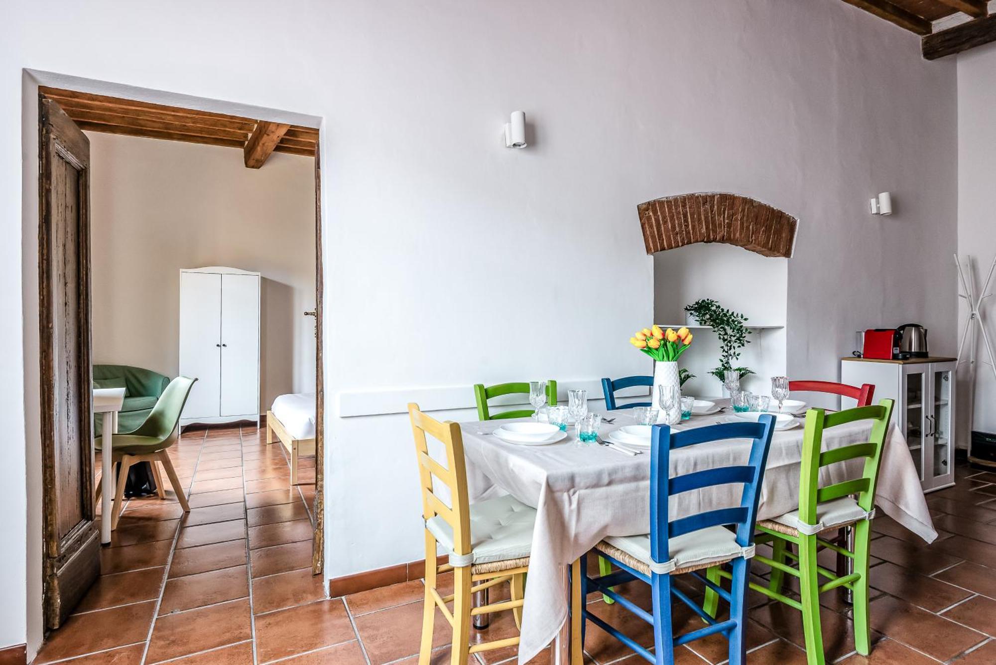 Appartamento Hostly-maison L'arancio-large House Near The Tower *